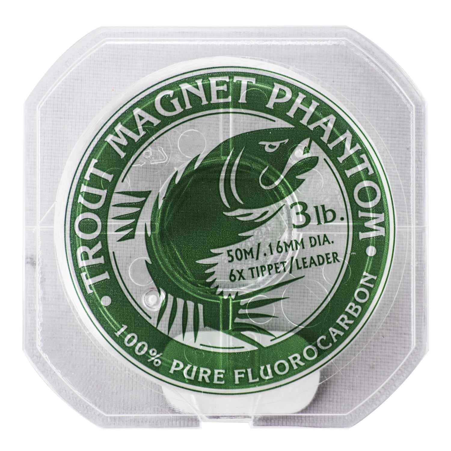 Phantom 100% Fluorocarbon Fishing Leader Line, 50M (2lb, 3lb, 4lb Test), 3lb,…
