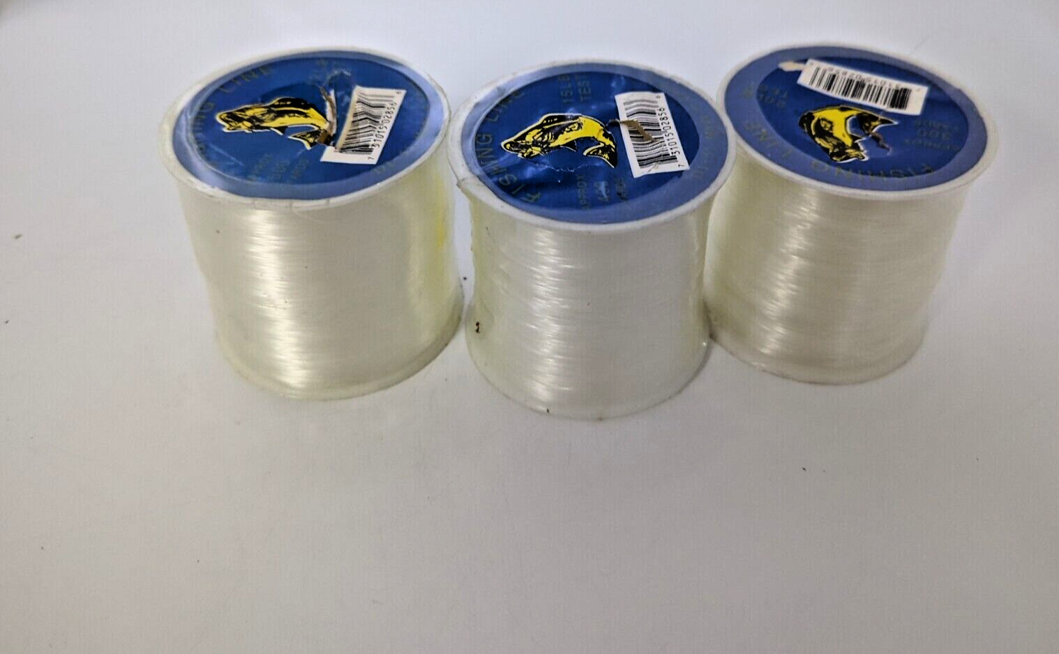 LOT OF 3 FISHING LINE APROX 300 YARDS 20LB TEST DI-51