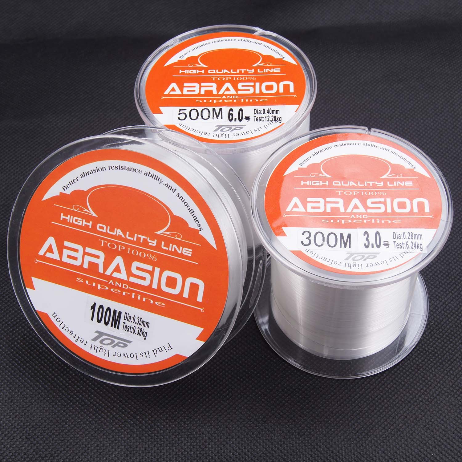 100M/300M/500M Nylon Line Mono Clear Super Strong Monofilament Fishing Line