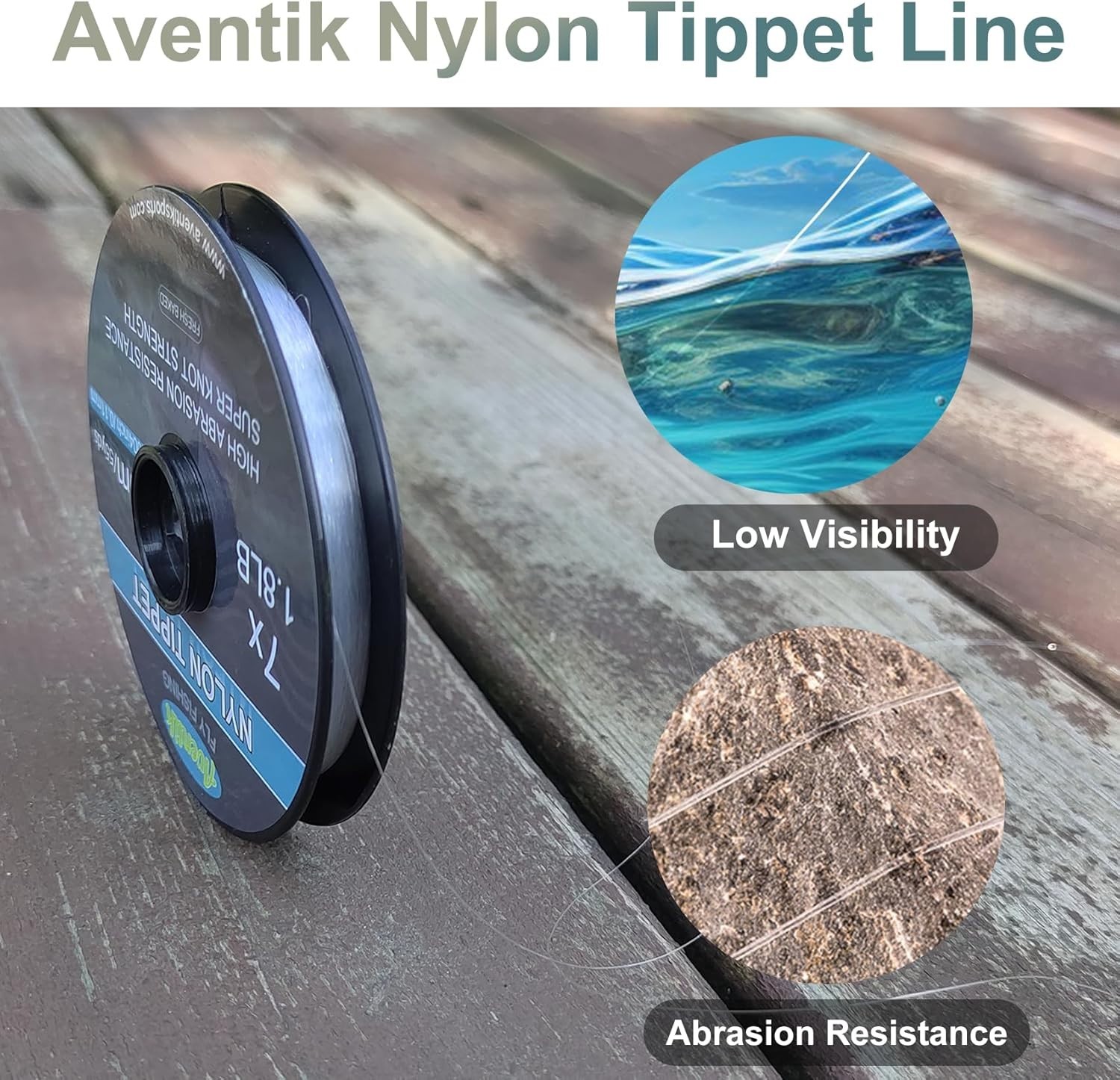 Invisible Fly Fishing Tippet Line 9ft/30m with Holder – 3 or 4 Packs Available