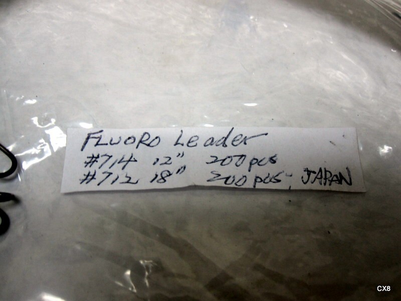 Pack of 10 Fluorocarbon Leader 100lbs 18in, 100lbs Test 712