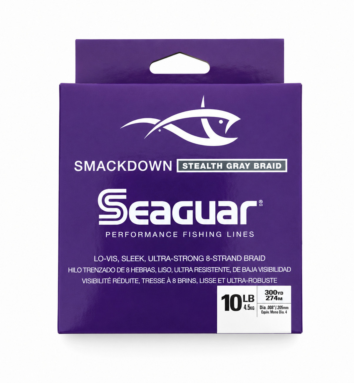 Seaguar Smackdown Braided Fishing Line 300 Yd Flash Green Stealth Gray New