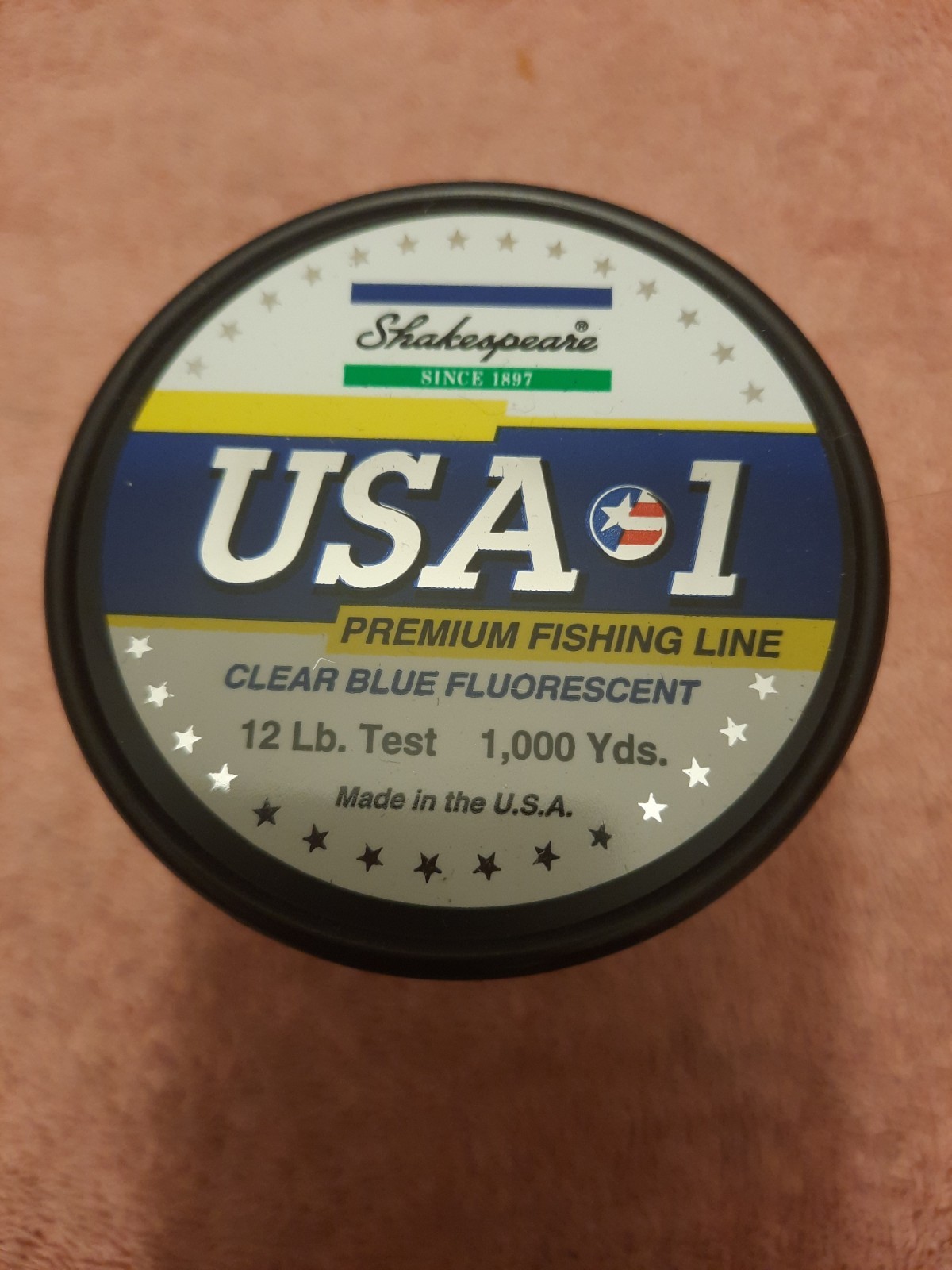 Shakespeare Usa1 Premium Fishing Line 12 Lb Test 1000 Yards Clear New