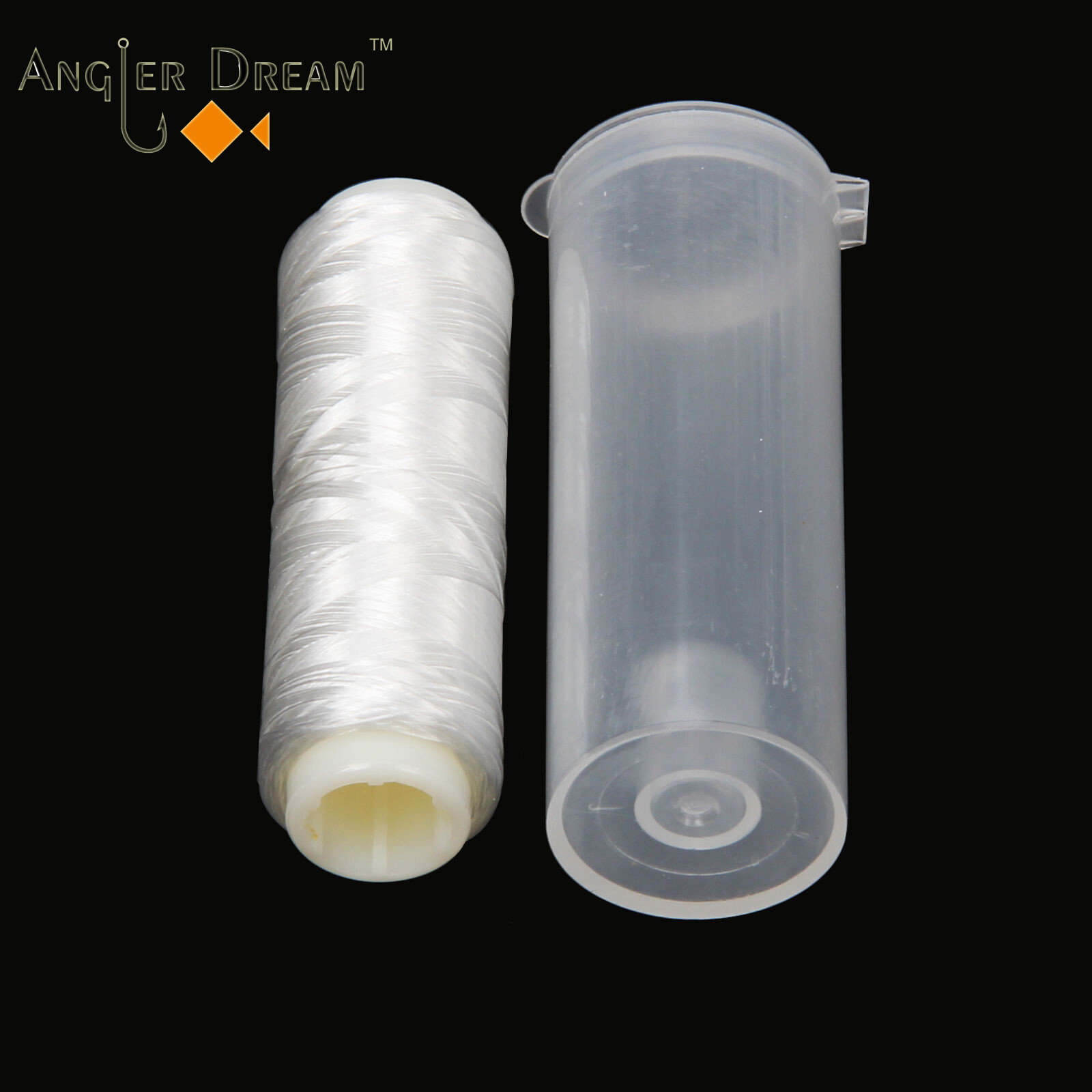 200m 0.2mm PJ-3 High Tensile Bait Elastic Thread Invisible Fishing Line 2PCS