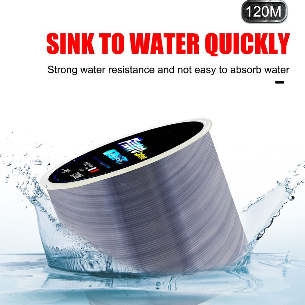 120M Fluorocarbon Fishing Lure Line Material for Maximum Durability (0 8#)