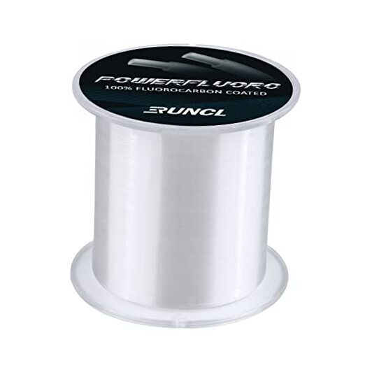 Fluorocarbon Fishing Line, PowerFluoro Fishing 7LB(3.2kgs)/0.20mm/300Yds Clear