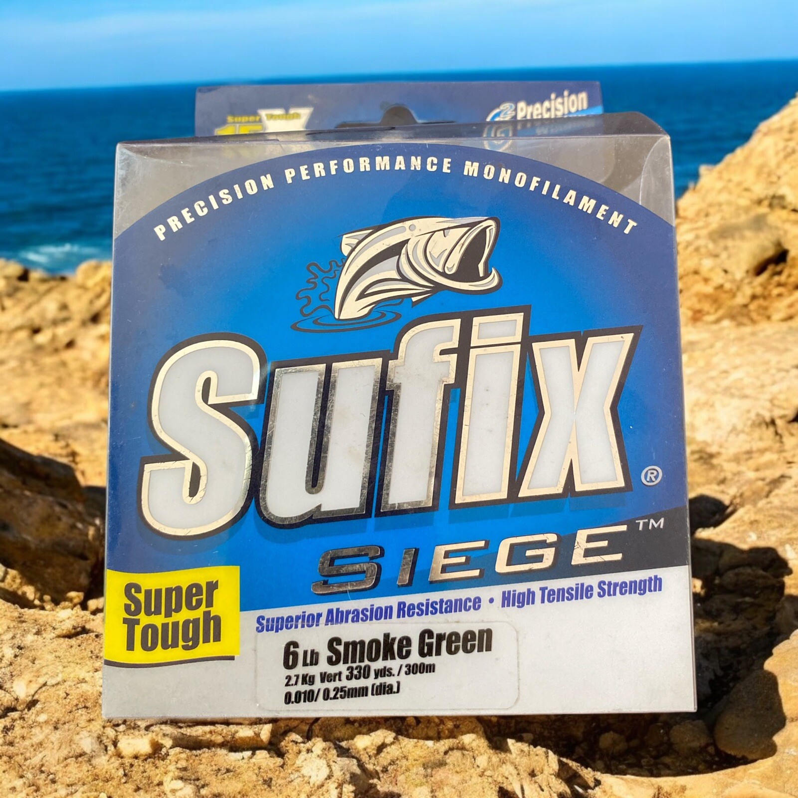 Sufis Siege Green Monofilament Fishing Line 6lb 330 yds