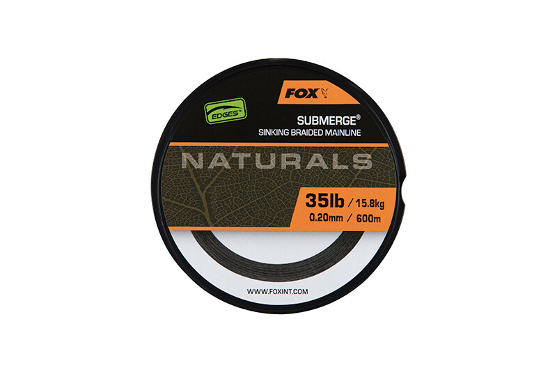 Fox Edges Naturals Submerge Braid Sinking Braid Fishing Line ALL SIZES