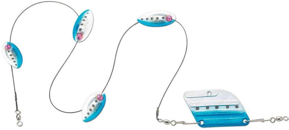 PMTN HIGH LAKE TROLL SZ 20 SIL/BLUE HOLO 1 rudder 4-each 1 Ounce 2.37″Blades