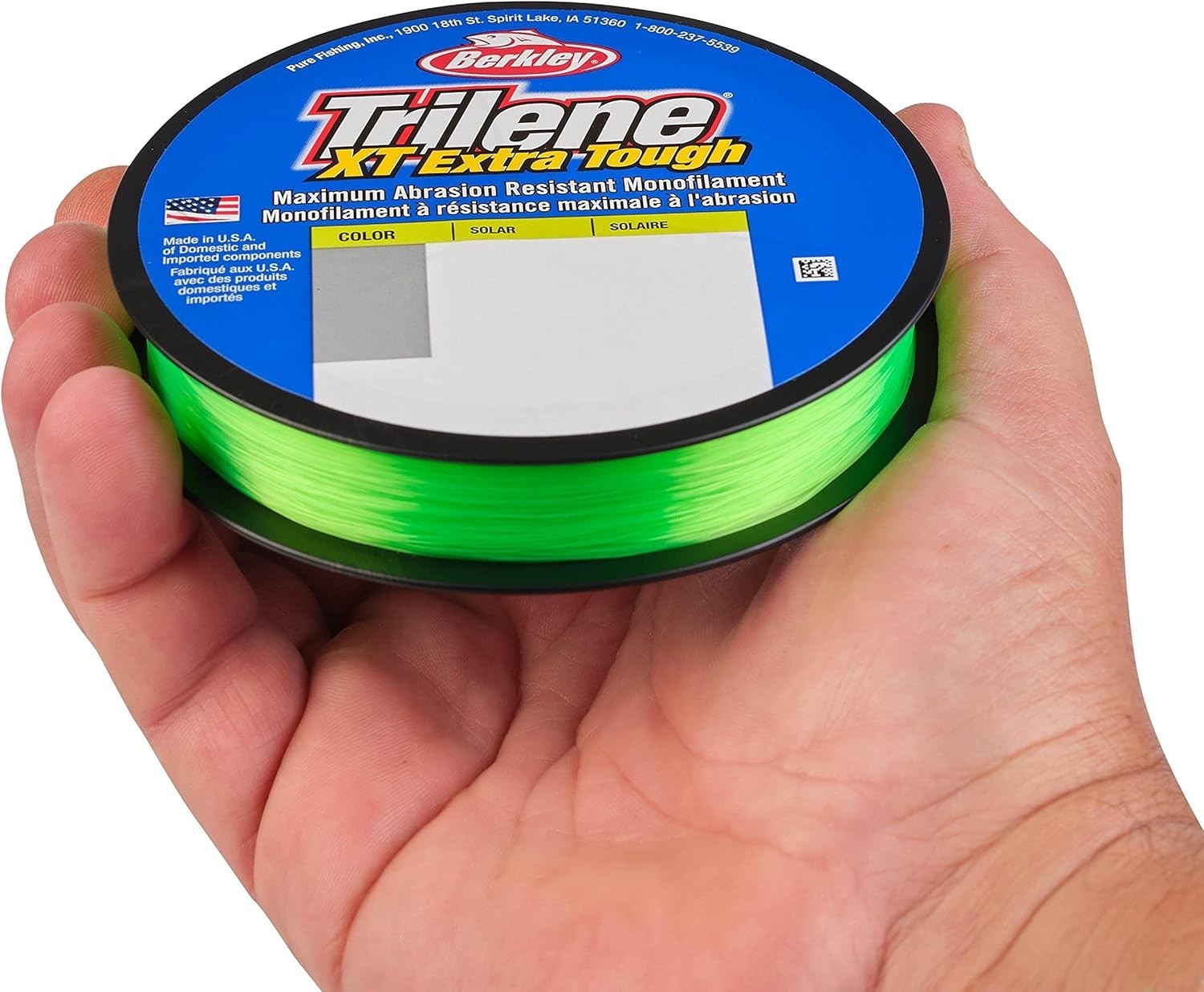 Trilene XT Solar Monofilament Fishing Line – 330yd, 8lb Strength & Flexibility