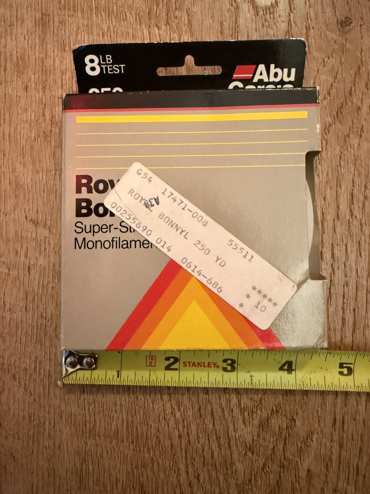Vintage Abu Garcia ROYAL BONNYL II Fishing Line 8lb 250 YARDS Bass