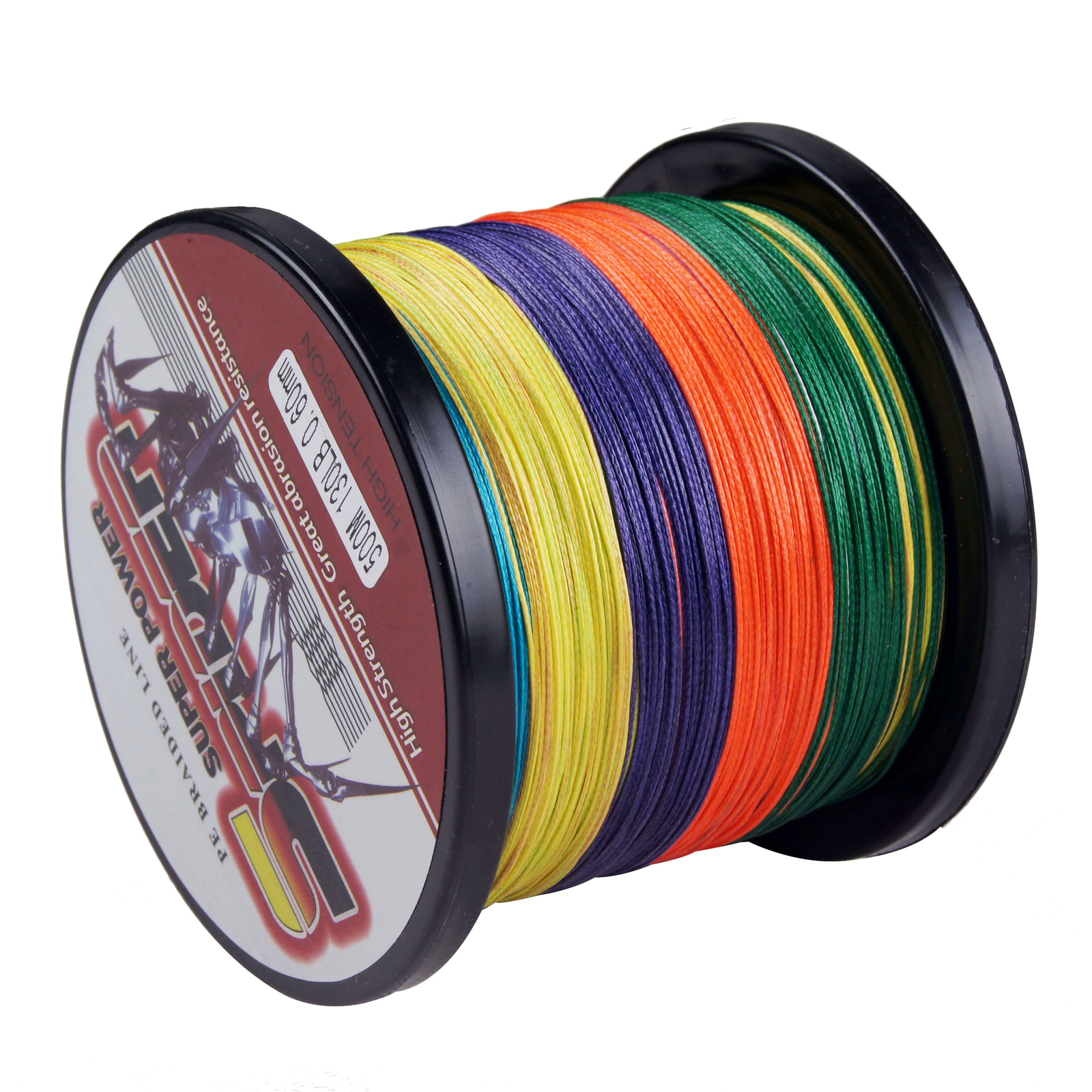 Dorisea 100m~2000m 6lbs-500lbs Spider Multicolor Braided Fishing Line Extreme