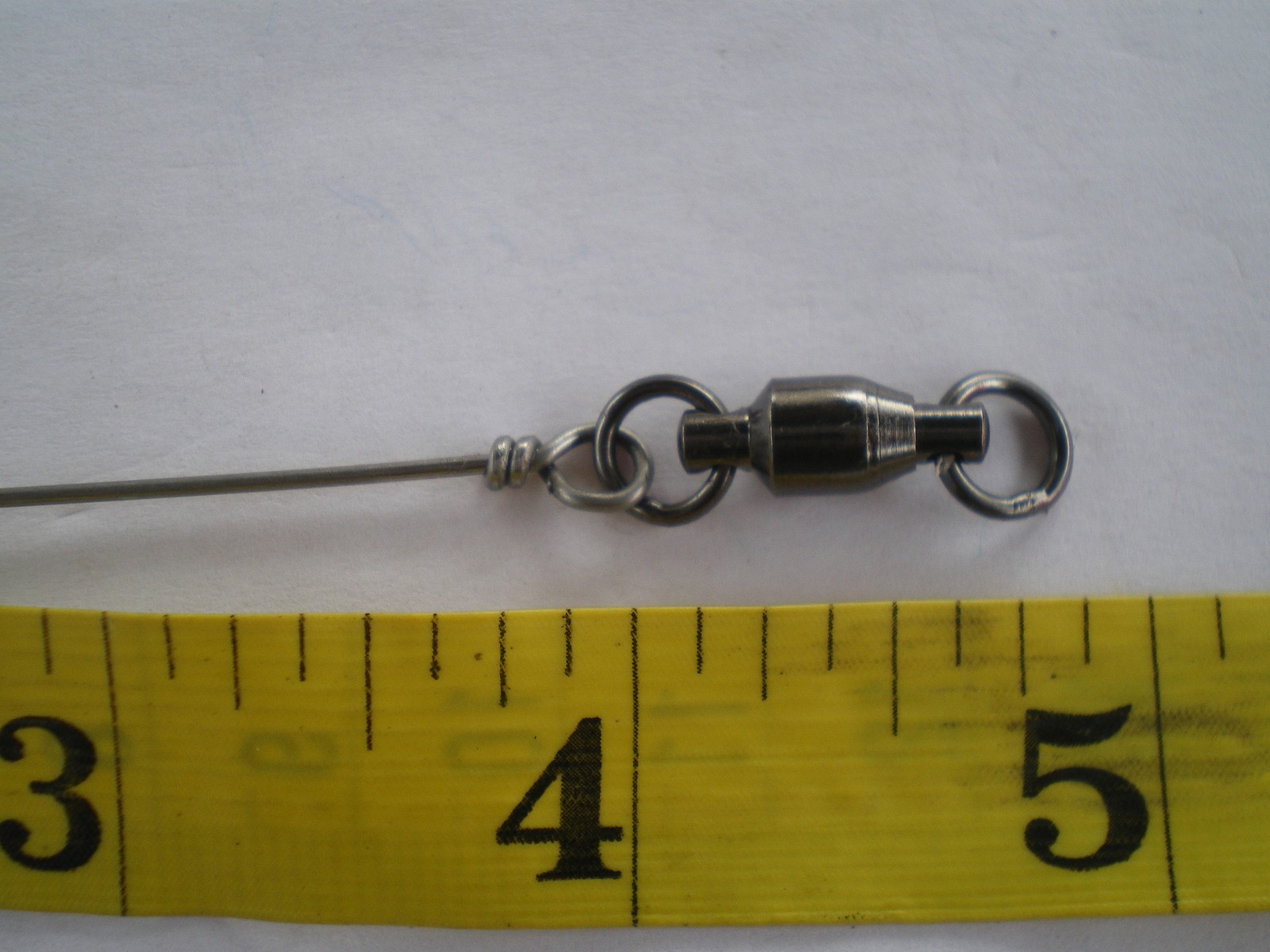 21 SOLID STAINLESS S. WIRE LEADER 4″,5″,6″ 100 LBS TEST/B. BEARING SWIVEL/7 EA