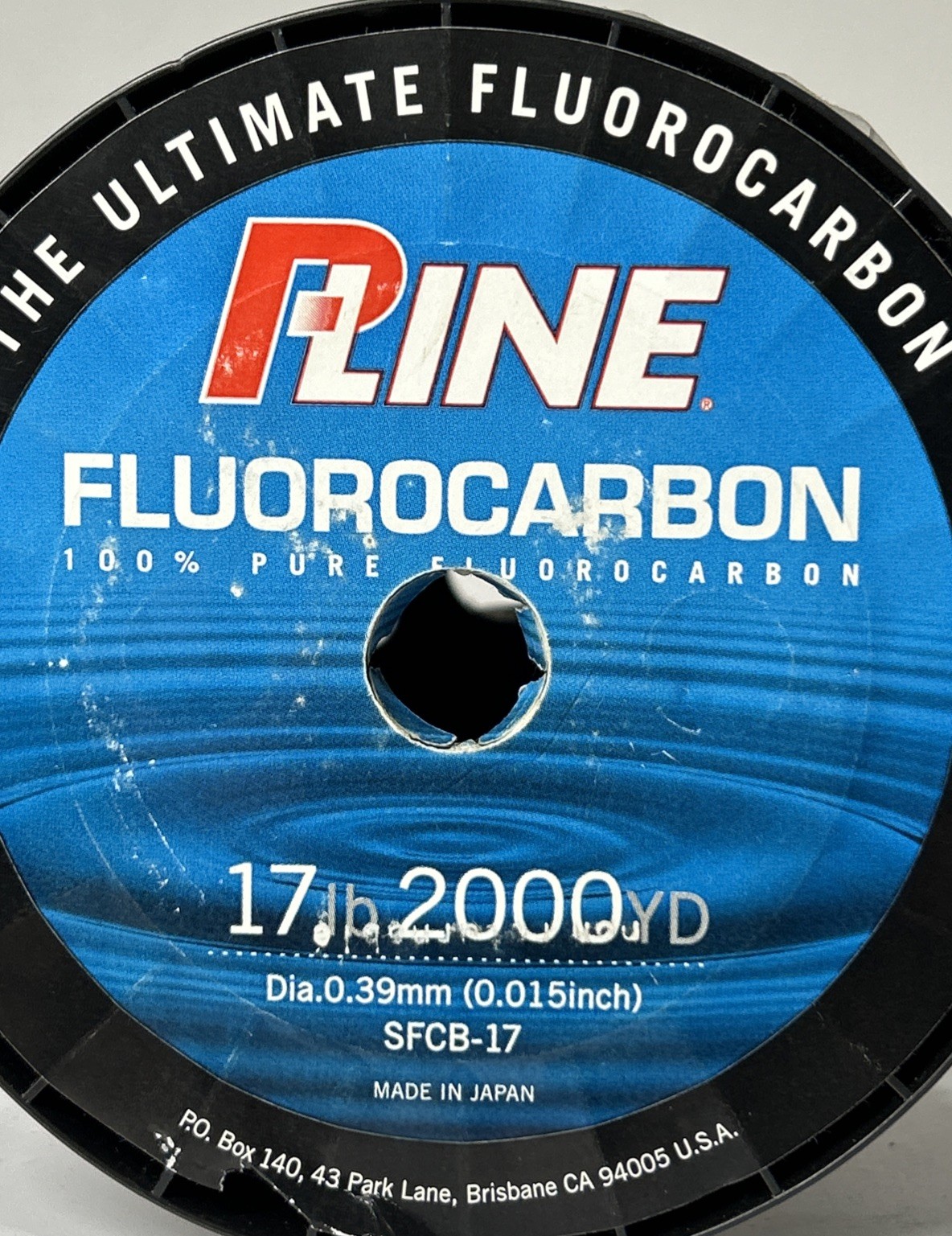 P-Line Fluorocarbon 17lb 2000yds 0.39mm SFCB-17 Fishing Line