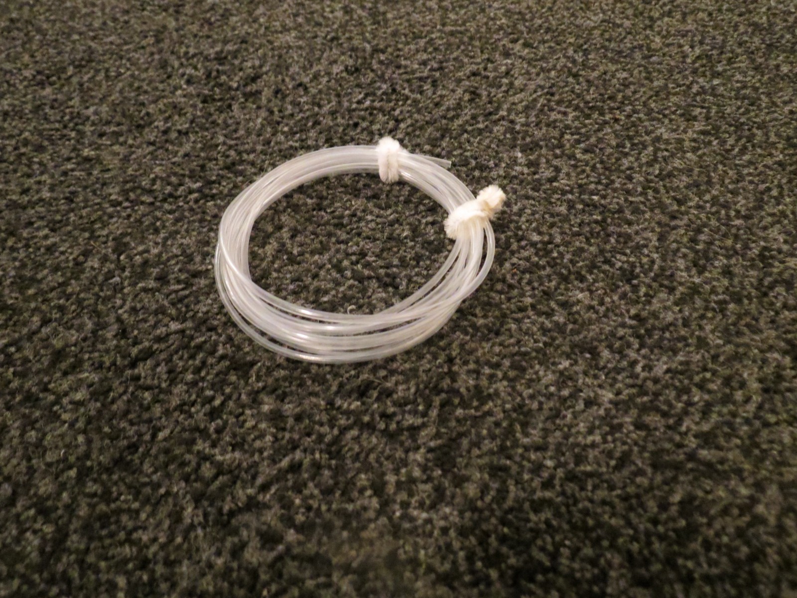 2 METRES OF CLEAR HEATSHRINK TUBING FOR FISHING RIGS 1.2mm ,,,,””””