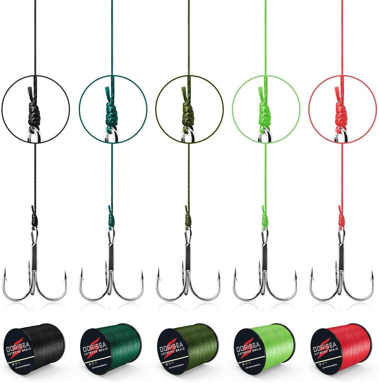 Extreme Braid 100% PE Black Braided Fishing Line 100Lb – Zero Stretch