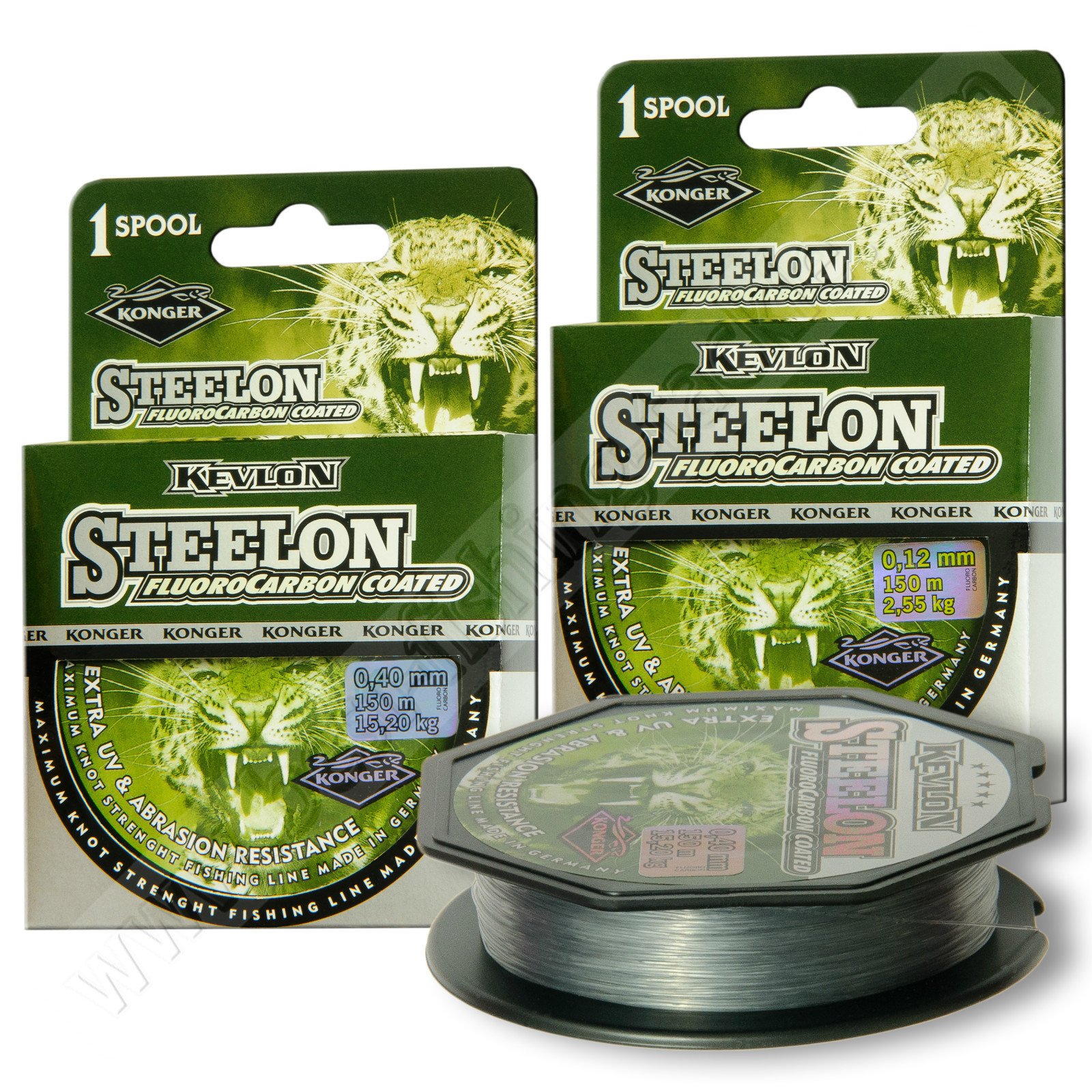 Fluorocarbon Coated Mono Fishing Line Carp Pike Drop Shot Invisible Spool 150m