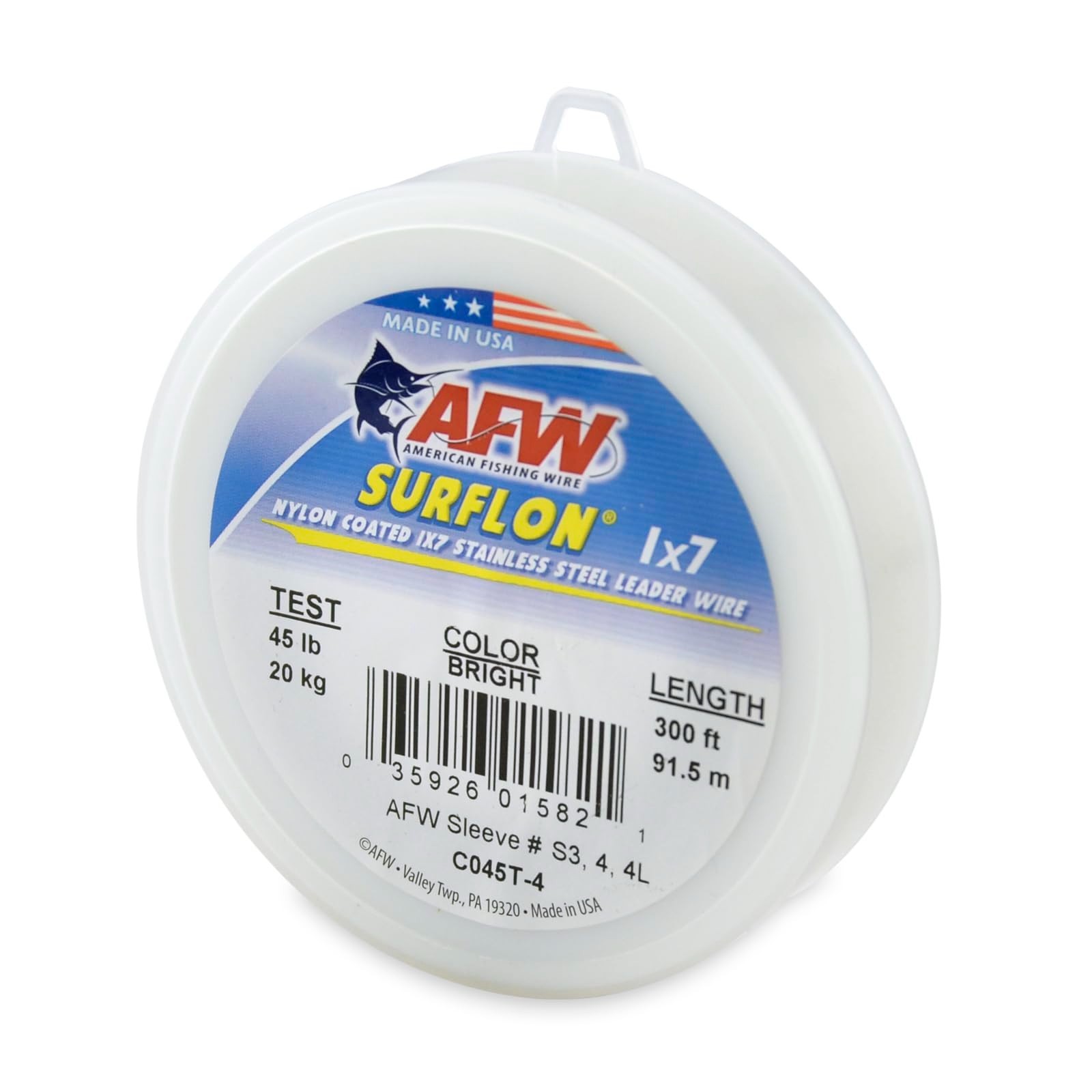 Nylon Coated Stainless Steel Wire Fishing Leader – Saltwater 10lb to 250lb Test,