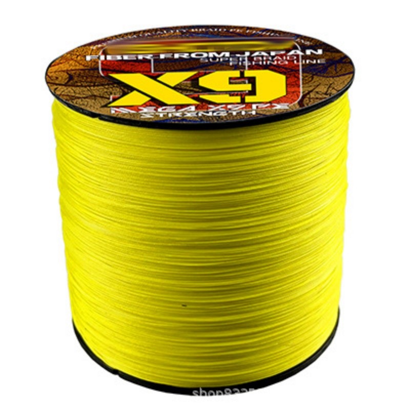 500M 9 Strands Braided Fishing Line Super Strong Multifilament Line 24lb-100lb