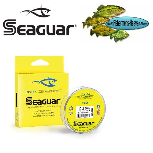 Seaguar – Fluorocarbon – INVIZX 6LB Test – 200 Yard Filler Spool ( 06VZ200 )