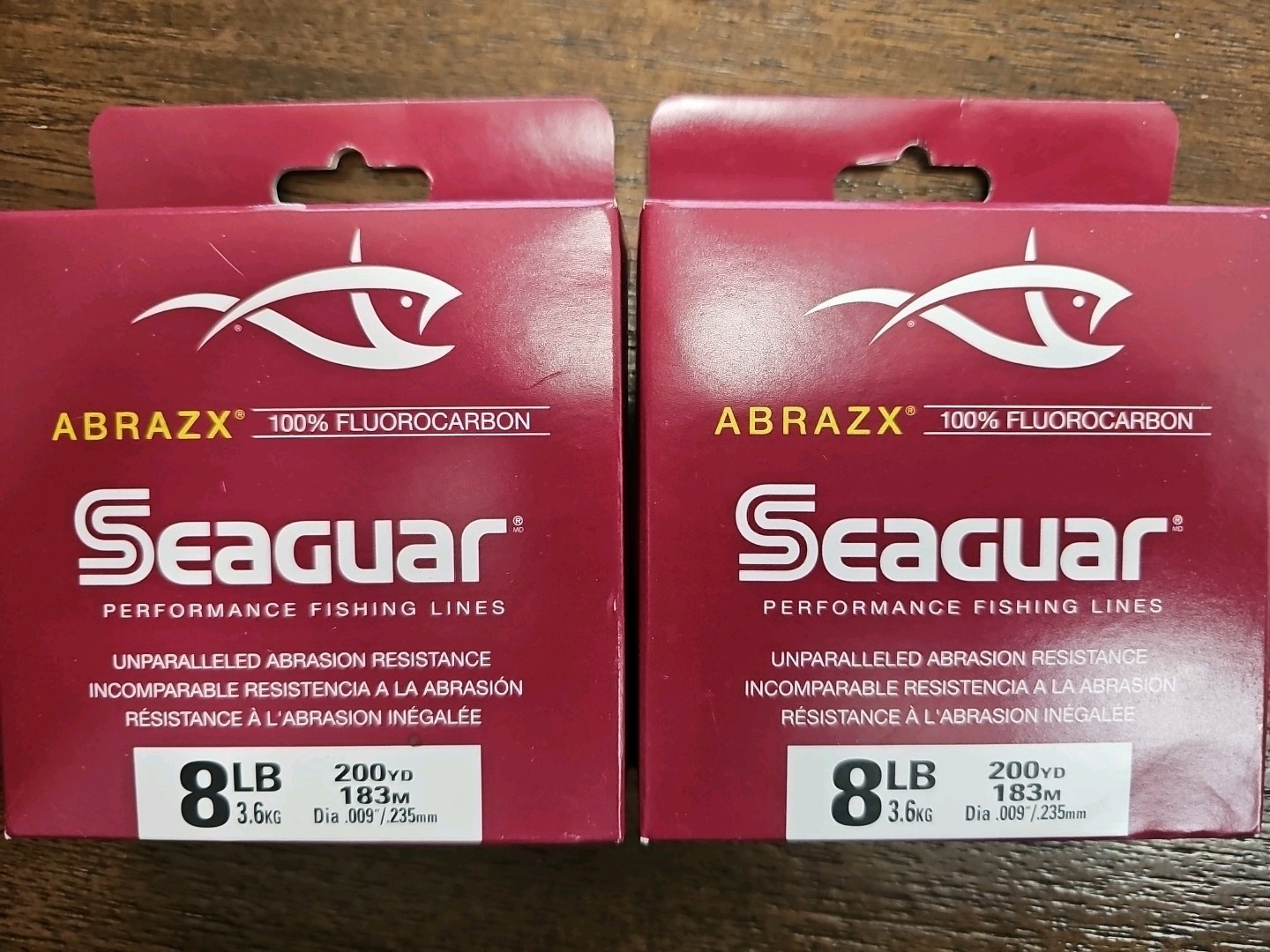 FL-SA8. FREE SHIPPING. Seaguar Abrazx Fluorocarbon Fishing Line. 8 Lb. 200 Yds