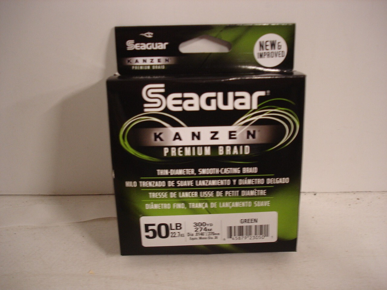 Seaguar Kanzen Premium Braided Fishing Line 300 yd 50lb Green – 50KAG300 50#