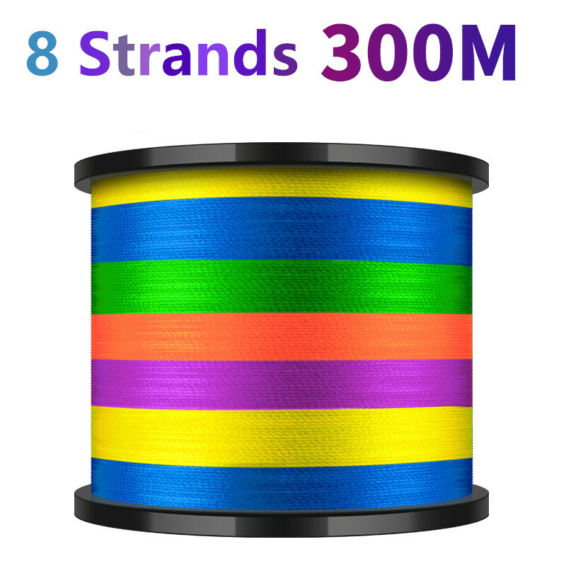 300M 8 Strands 120-160LB PE Braided Fishing Wire Multifilament Sea Fishing Line