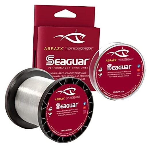Seaguar AbrazX 100% Fluorocarbon Fishing Line for Docks, 200-yards/10-pounds