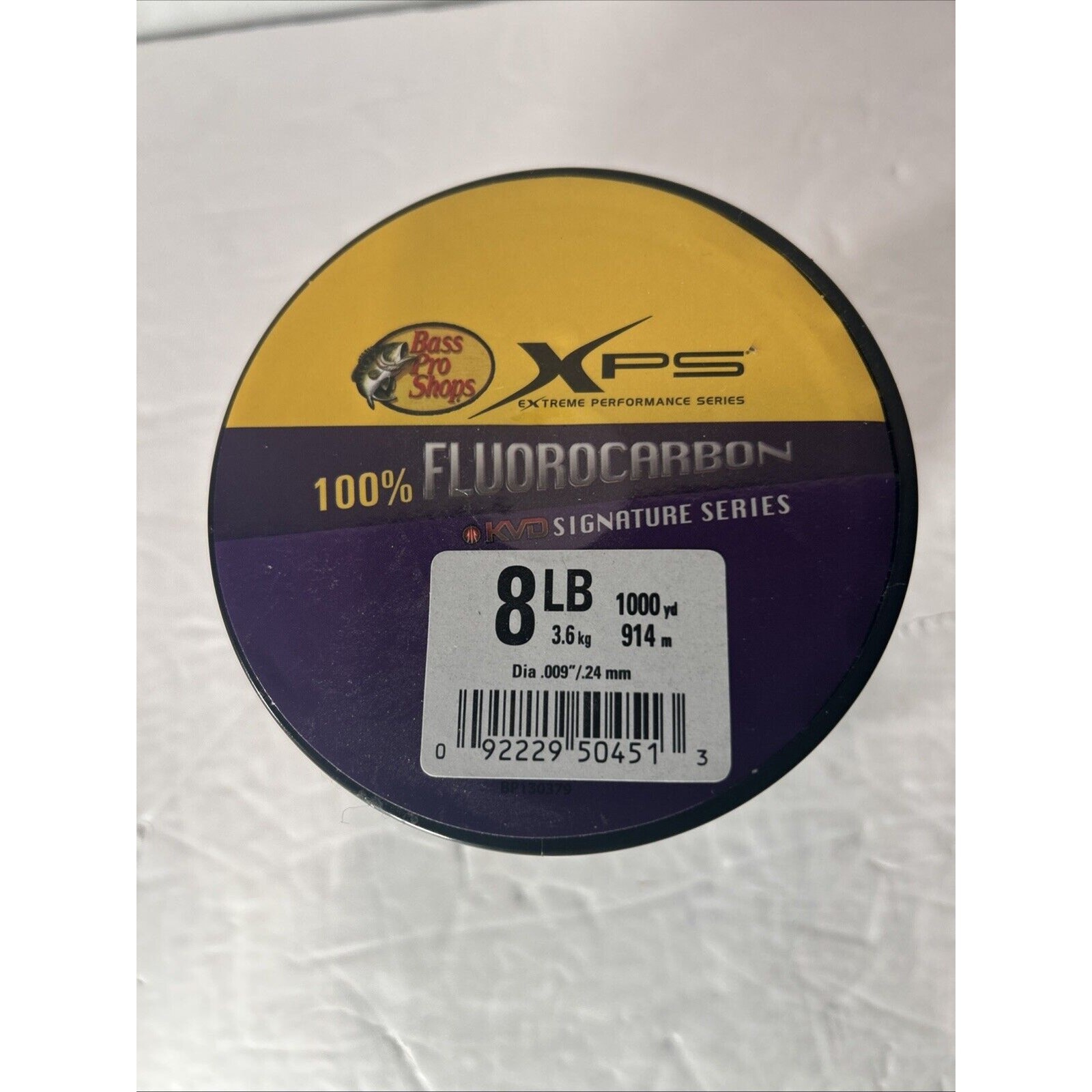 Bass Pro Shops XPS KVD Signature Series Fluorocarbon Fishing Line-1000Yd/8lb