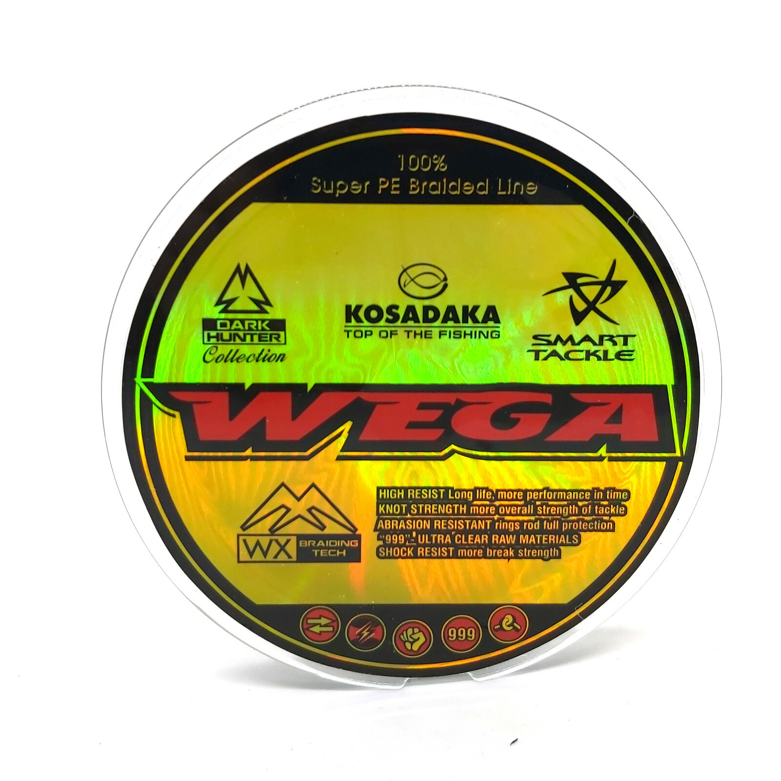 KOSADAKA WEGA FISHING BRAID LINE GREEN DARK HUNTER 150M PE #0.8 0.08mm 3.82kg
