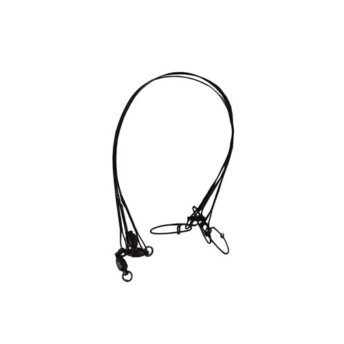 Berkley Steelon Wire Wound Leader w/Cross Lok Snaps 12″ 20 lb Black 3/Pk 1011686