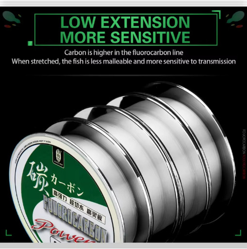 ZUKIBO Fluorocarbon Fishing Line 50M/100M Japan