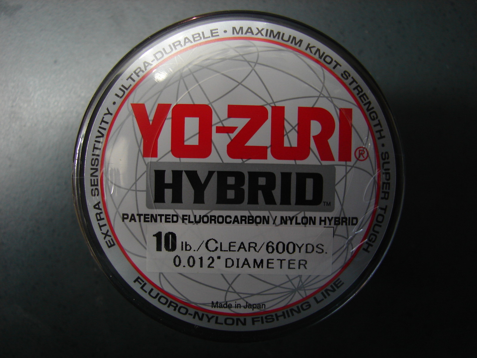Yo-Zuri Hybrid Fluorocarbon 10 lb. 600yd Clear R656-CL Fishing Line 10lb. 600 yd