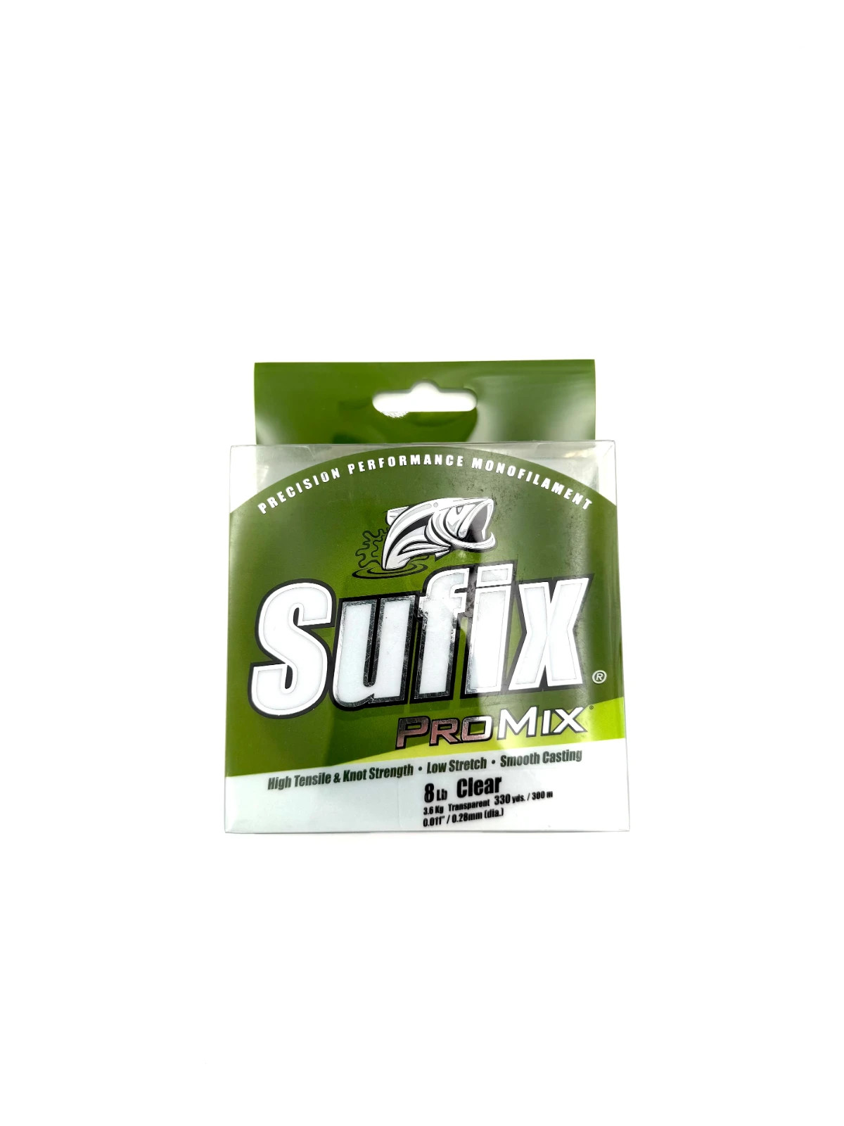 Sufix ProMix Clear Line 8lb 3.6kg 330yds 300m 0.011” 0.28mm – TOTAL OF 2 PACKS!!