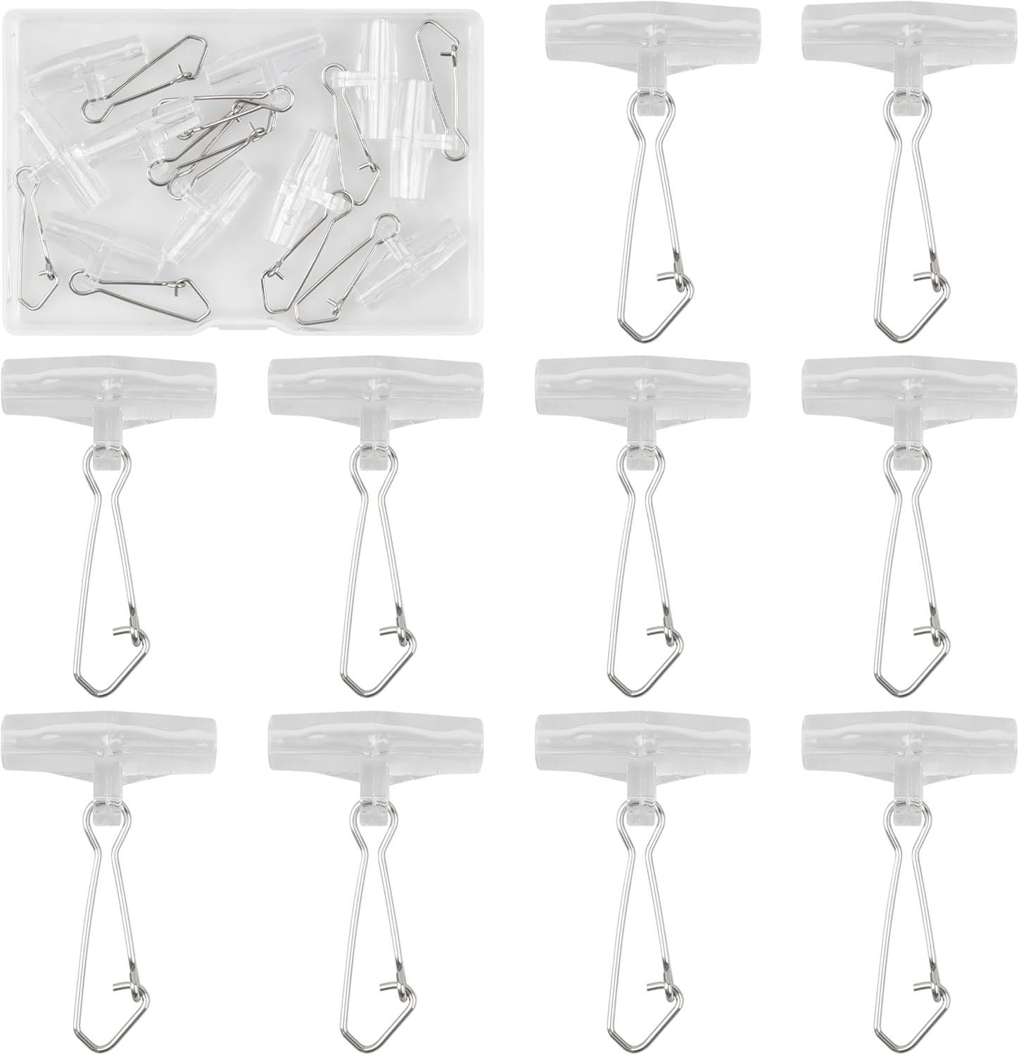 High Strength Sinker Slider Connectors for Saltwater and Freshwater – 10/60pcs