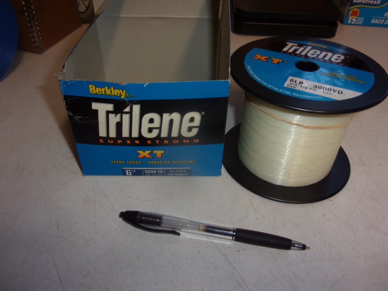 Bulk fish line Berkley Trilene 6 Lb XT Clear low vis 3000yds