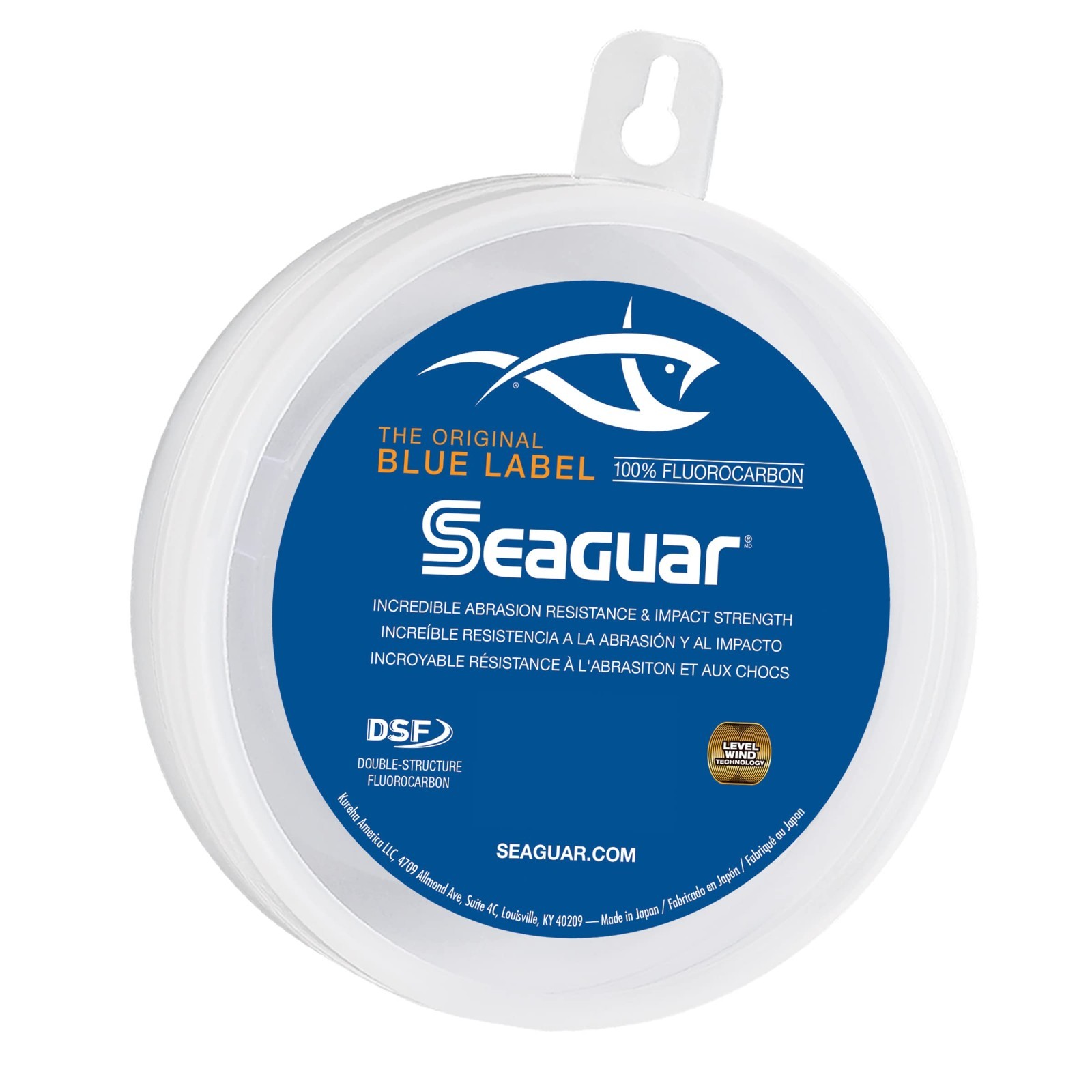 100% Fluorocarbon Fishing Leader Line for Saltwater, Clear, Multiple Sizes Avail
