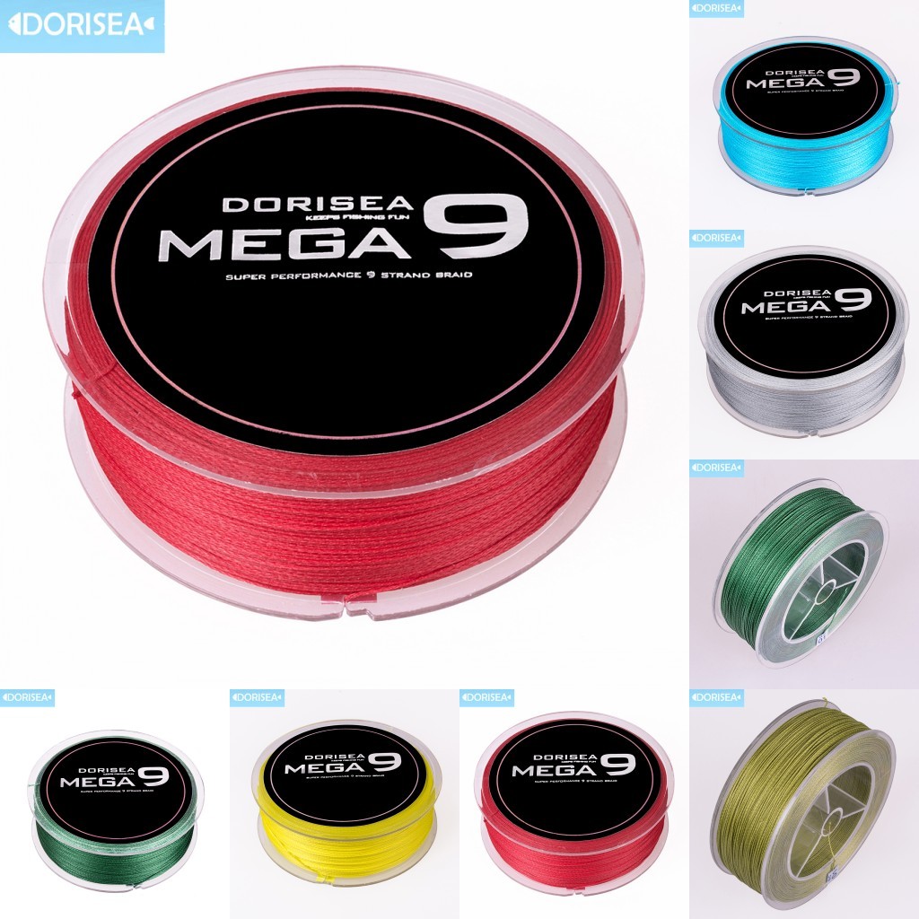 Dorisea Mega 8 Braided Fishing Line 8 Strand / 9 Strand 300M 6LB-132LB Pro Line