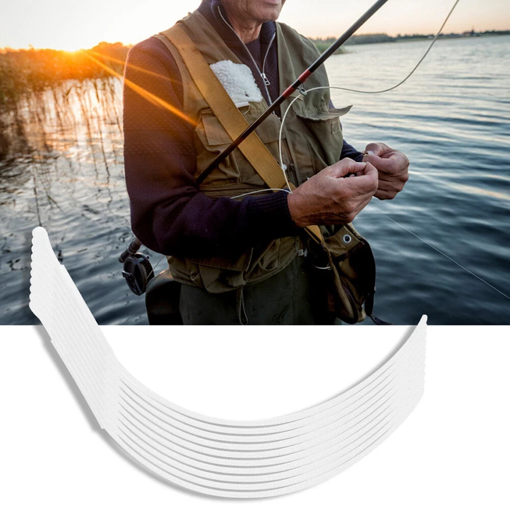10PCS Braided Leader Loops Fly Fishing Line Connector Loops Trout Salmon