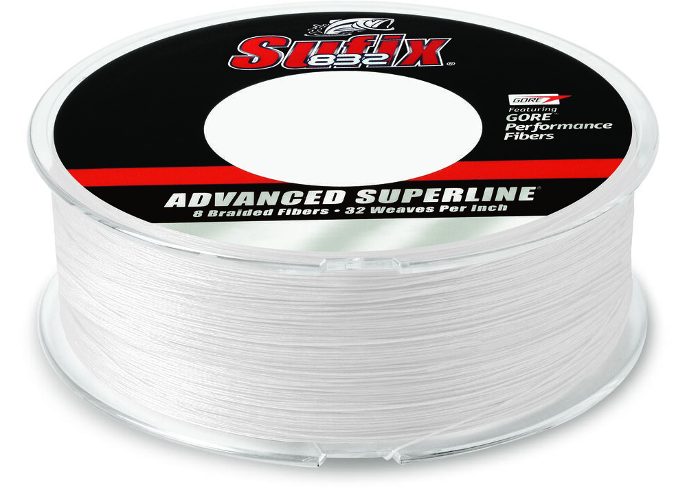 Sufix 832 Braid Fishing Line | Ghost | 50 lb | 600 yd