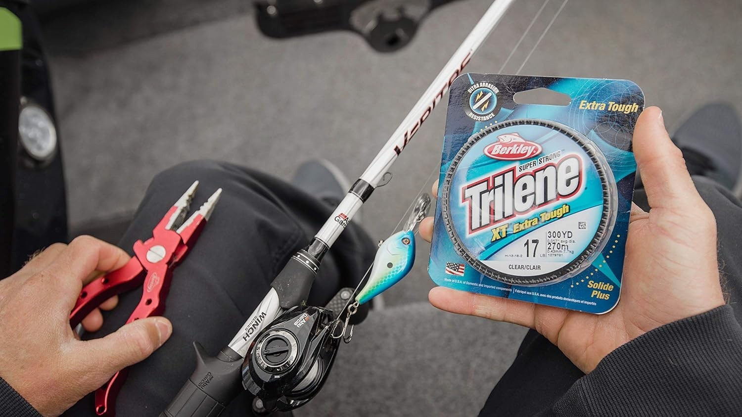 Low-Vis Green Trilene XT Monofilament Fishing Line – 3000yd, 10lb Break Strength
