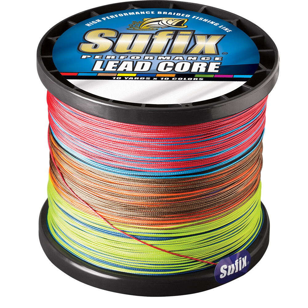 Sufix 668-327mc Performance Lead Core 27lb Fishing Line 10-Color Metered 600 Yds