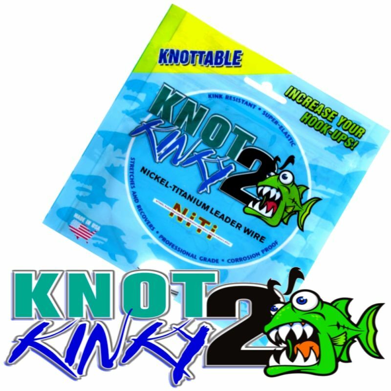 Knot 2 Kinky Nickel Titanium Single Strand Leader Wire 15ft
