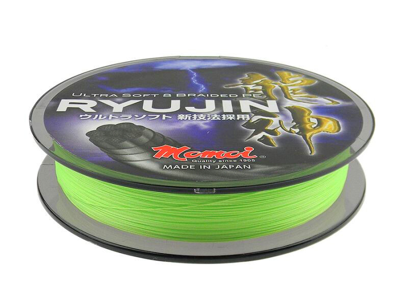 Braid Line Momoi Ryujin Lime Green 150m 0.06-0.23mm Made in Japan Braided Lines