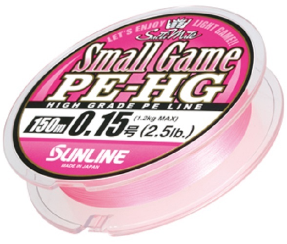 SUNLINE Salti Mate Small Game PE-HG 150m #Sakura Pink, Braid Line