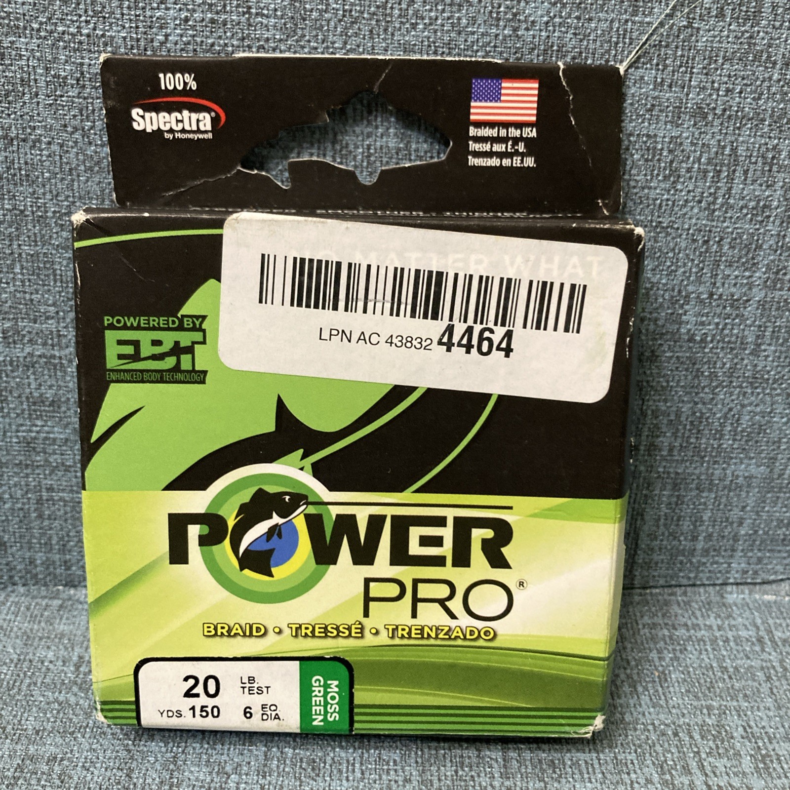Power Pro 20 lb 150 yds Braided Fishing Line Moss Green