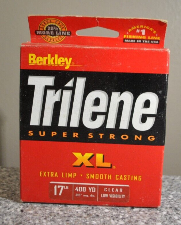 Berkley Trilene Super Strong XL Smooth Casting, 17 lb, 400 yards, New Fast Ship