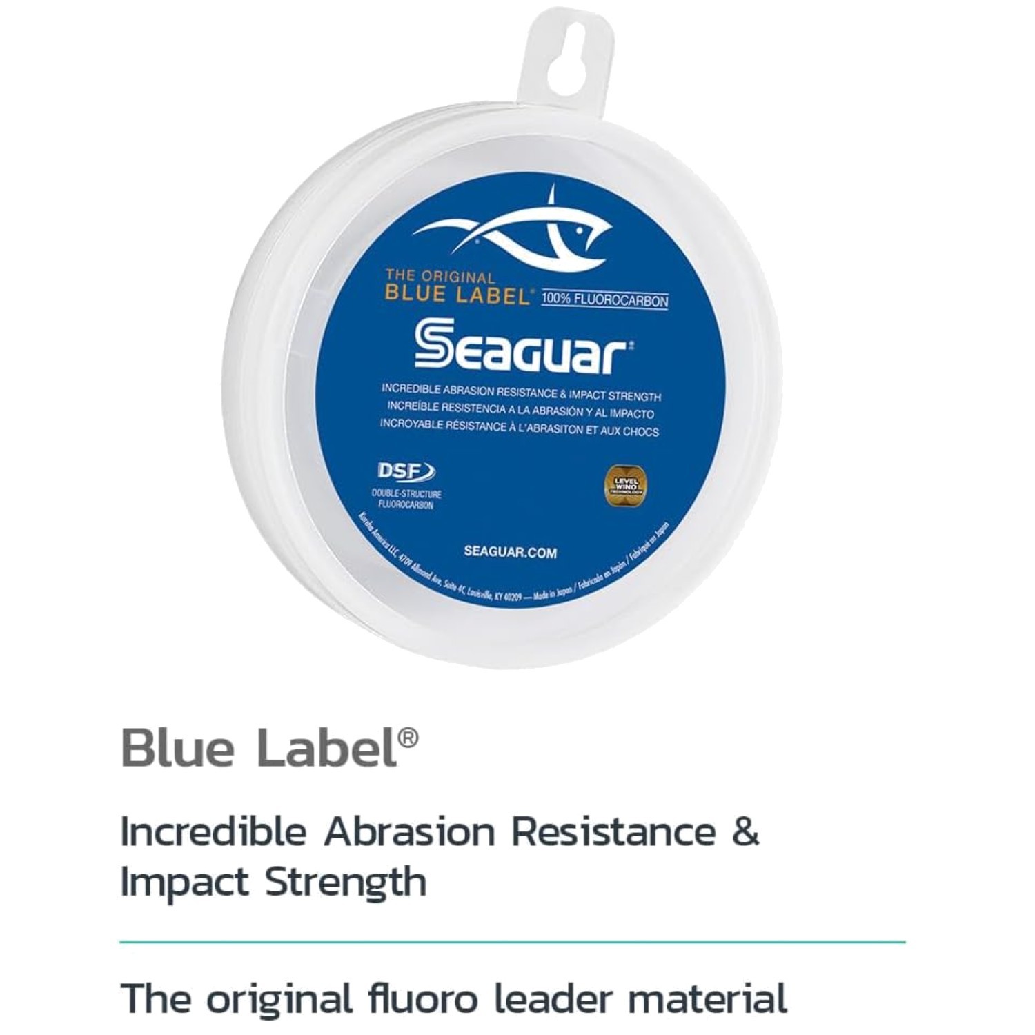 Clear Fluorocarbon Fishing Line, Saltwater Leader
