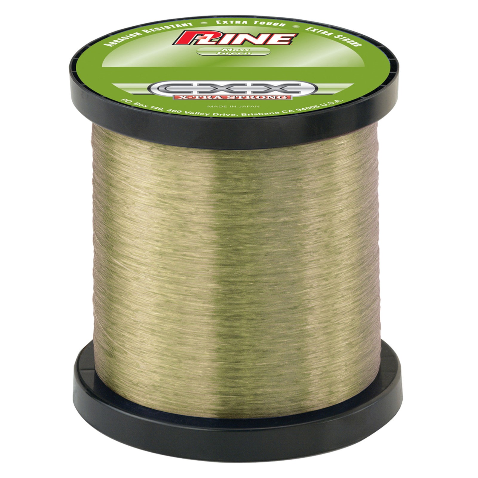 P-LINE CXX X-Tra Strong 15lb 3000yd Moss Green Fishing Line (CXXG-15)
