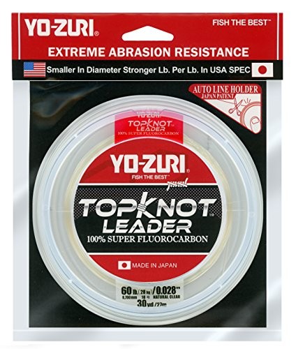 Yo-Zuri TopKnot Fluorocarbon Leader Natural Clear 100yd